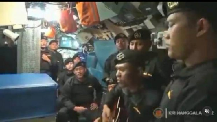 Viral! Video Awak KRI Nanggala Dendang Lagu Sampai Jumpa Karya Endank Soekamti, Bikin Terharu