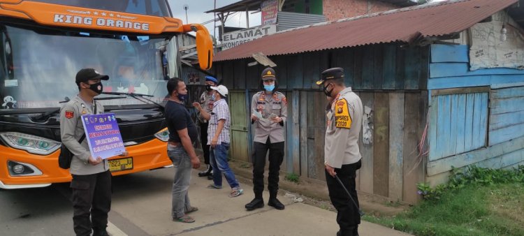 Bawa Pemudik, 4 Bus Disuruh Putar Balik di Perbatasan Palembang- Jambi