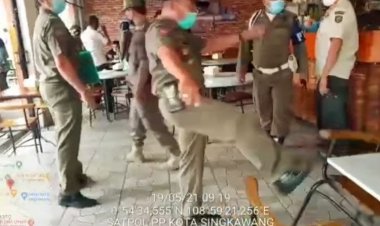 Viral! Oknum Satpol PP Tendang Kursi Saat Razia Prokes Covid-19, Chui Mie: Saya Selaku Walikota Meminta Maaf