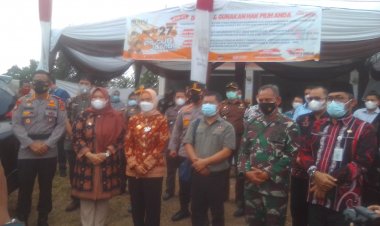 Dampingi PJ Gubernur Jambi Tinjau PSU, Masnah: Alhamdulillah Berjalan dengan Baik