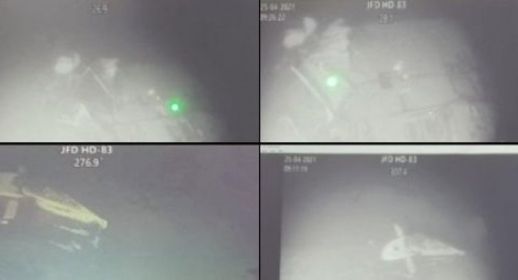 Kapal AL Singapura Evakuasi Komponen KRI Nanggala, Ternyata Ini yang Ditemukan