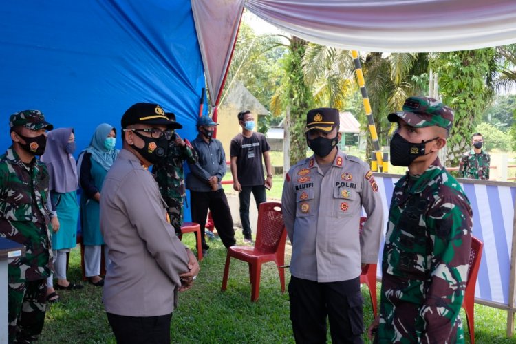 Cek Pospam Bersama Dandim, Kapolres Bungo: Pemerintah Minta Tunda Mudik Dulu