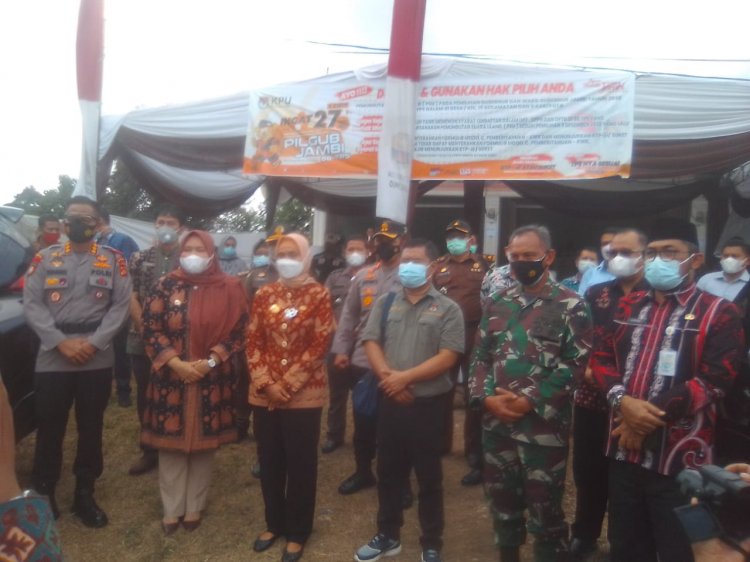 Dampingi PJ Gubernur Jambi Tinjau PSU, Masnah: Alhamdulillah Berjalan dengan Baik