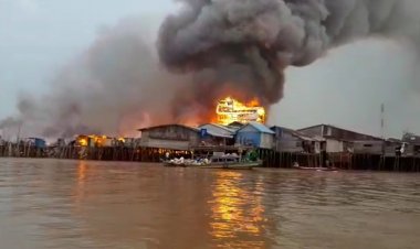 Kebakaran di Menteng Hanguskan 111 Rumah Warga