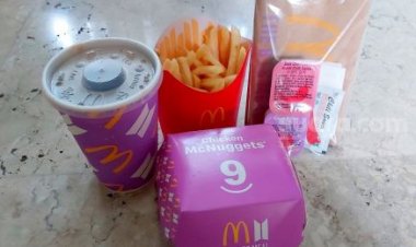 Viral Logo PDIP Gara-gara BTS Meal, Admin Gerindra: Takut Nanti Bikin Keramaian, Kasian Ojolnya Ngantri Lama