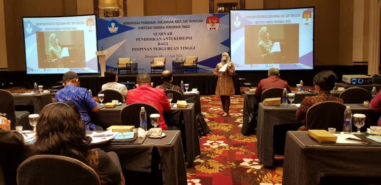 Dihadapan 38 Rektor, KPK Minta Kampus Tingkatkan Kuantitas dan Kualitas Implementasi Pendidikan Antikorupsi