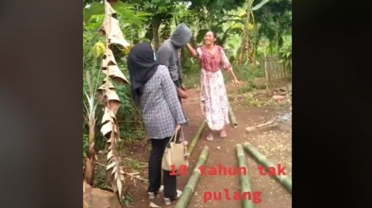 Bikin Mewek!! 10 Tahun Nggak Pulang Bikin Kejutan Sang Ibu, Anak Ini Dapat Tamparan