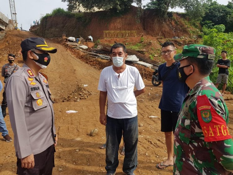 Kapolres Pastikan Akan Selidiki Standar K3 Pembangunan Jembatan Merangin