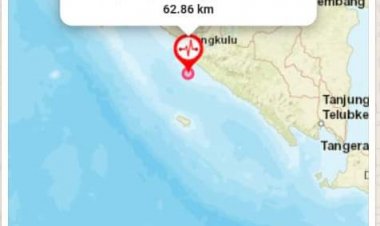 BREAKING NEWS! Gempa 5,5 Magnitudo Guncang Bengkulu