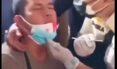 Heboh! Petugas Cium Pria Saat Tes Swab, Dinkes DKI: Pengetesan Seperti Itu Berisiko Menularkan Corona