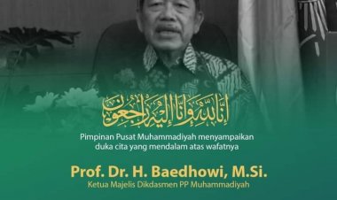 Kabar Duka dari Muhammadiyah, Tokoh Pendidikan Profesor Baedhowi Meninggal Dunia