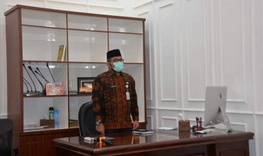Sekda Ikuti Rakor Penyelenggaraan Perizinan Perusahaan Sistem OSS Bersama Tiga Menteri