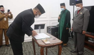 Sekda Sudirman Lantik Pejabat Fungsional Lingkup Pemprov Jambi