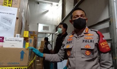 Gila!! Ternyata Gudang Ini Timbun Obat Azithromycin untuk Covid-19, Polisi: Pemilik Perintahkan Tahan Obat