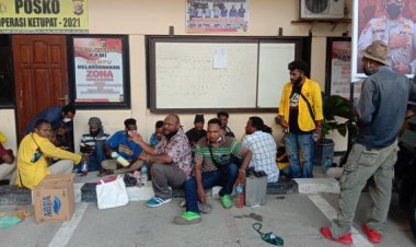 Tolak Bubarkan Diri saat Demo Tolak Otsus Jilid II, 23 Mahasiswa Diamankan