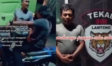 Aksi Preman Ini Ketika Mau Palak Sopir Truk, Digas Langsung Loyo