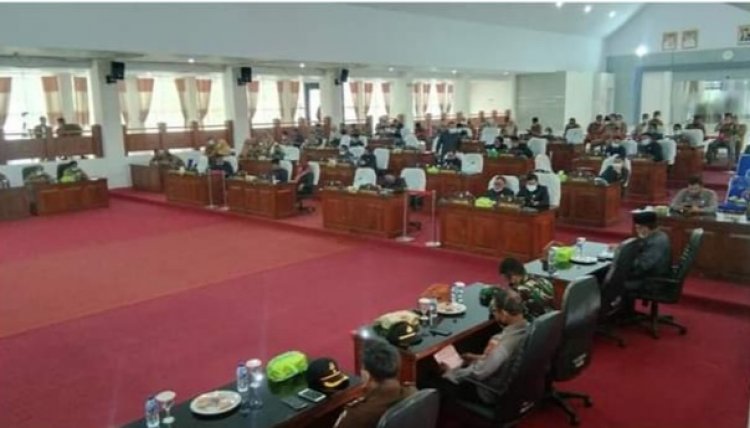 Paripurna DPRD Merangin, Wabup Mashuri Diprotes Anggota Dewan