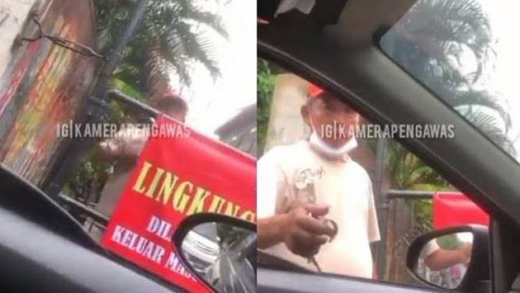 Viral Pria Ngotot Minta Duit Jika Mau Buka Portal Area Lockdown, Korban: Kok Jadi Minta Uang Rokok Sih Pak?