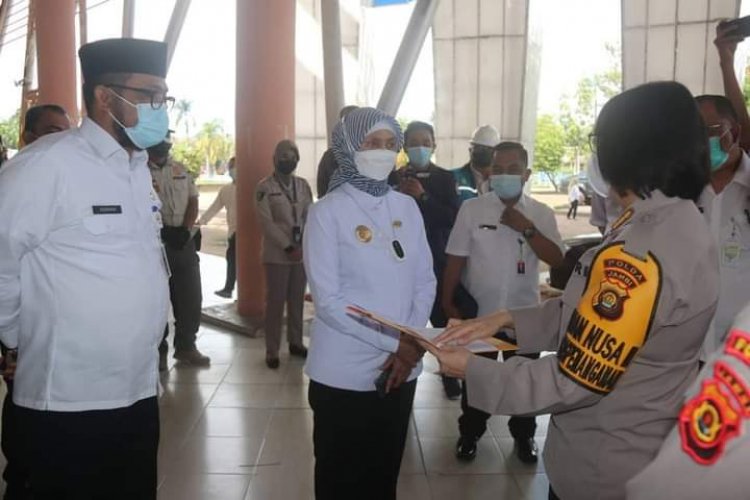 Pj Gubernur Tinjau Lokasi Rencana Vaksinasi Massal Jambi