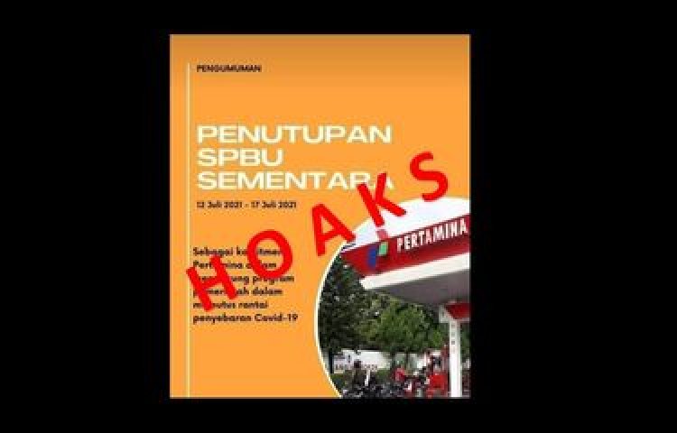 SPBU Tutup Hari Ini hingga 17 Juli 2021? Begini Penjelasan Pertamina....