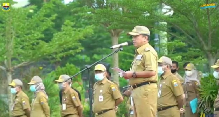 Apel Perdana dengan ASN, Gubernur Al Haris: Jangan Ada yang Main Duit untuk Jabatan, Ini Sudah Ada yang Mulai