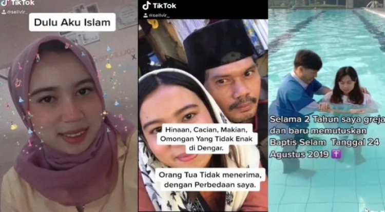 Viral di Media Sosial Video Wanita Ngaku Dulu Islam, Kini Kristen