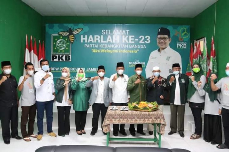 Peringati Harlah ke 23, DPW PKB Provinsi Jambi Berbagi di Tengah Masyarakat Saat Pandemi