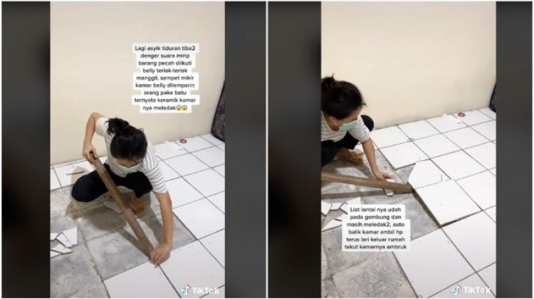 Viral! Wanita Ini Bongkar Lantai Rumah, Temuannya Bikin Syok Ternyata....