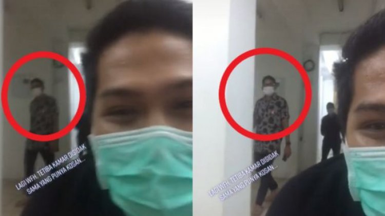 Viral! Pria Ini Kaget Bukan Kepalang Disidak Pemilik Kos, Netizen: Ternyata Pemilik Kosan Bapak Menteri