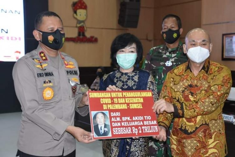 Bikin Heboh! Keluarga Akidi Tio Donasi Rp2 Triliun untuk Penanganan Covid-19, Kapolda Sumsel: Mendengarnya Saja Kaget...