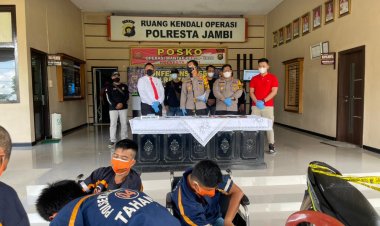 Belasan Kali Beraksi di Jambi, Komplotan Pencuri Mobil dan Motor Ini Ditangkap Polisi