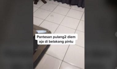 Viral! Suami Berdiam Diri Belakang Pintu Usai Pulang Kerja, Anehnya....