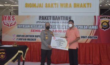 Yayasan di Jambi Ini Berikan Bantuan Rp1 Miliar untuk Penanganan Covid-19