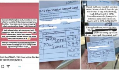 Viral! WNI Ditolak Masuk Mal karena Vaksin dari Luar Negeri, Begini Klarifikasi Kemenkes