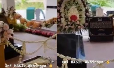 Viral! Kuburan di Dekorasi Indah Mirip Pesta Perkawinan
