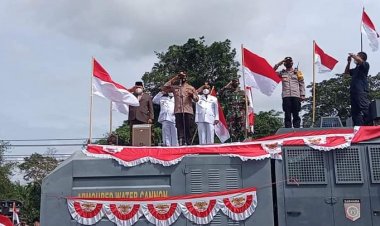 Detik-detik Proklamasi di Bungo Berbeda, Ajak Masyarakat Stop Kendaraan Hormati Bendera Merah Putih