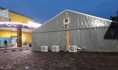 Fasilitas Tenda di Depan RSUD Raden Mattaher Kurang Memadai, Direktur: Jangan Sampai Digunakan