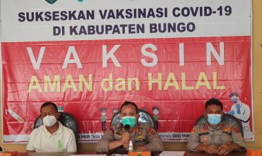 Rapat Penanganan Covid-19, Kapolres Bungo-Jambi: Penerapan 3T Percepat Mengetahui Warga yang Positif