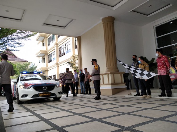 Dapat Bantuan Beras 100 Ton dari 2 Perusahaan Besar, Polda Jambi Kirim Langsung ke Masyarakat