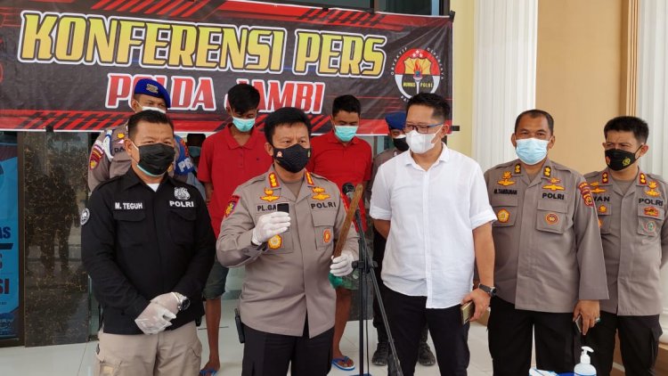 Kerap Peras Nelayan, 2 Perompak Ini Diamankan Tim Ditpolairud Polda Jambi