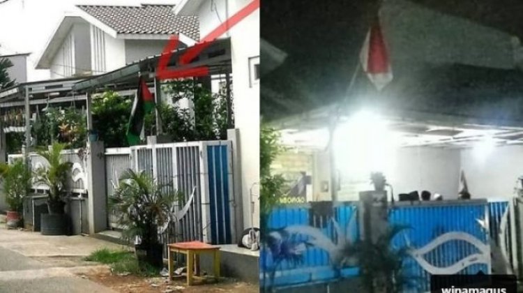 Heboh! Jelang 17 Agustusan, Warga Beji Depok Ini Kibarkan Bendera Negara Lain