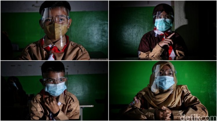 Belajar Tatap Muka Bisa Digelar PAUD-SMA, Acuannya SKB 4 Menteri, Nadiem: Tidak Ada Ekstrakurikuler, Kantin tidak Boleh Buka