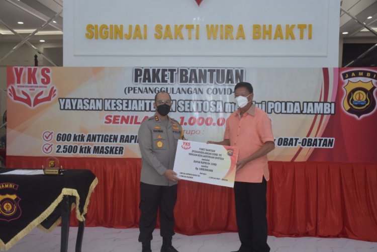 Yayasan di Jambi Ini Berikan Bantuan Rp1 Miliar untuk Penanganan Covid-19
