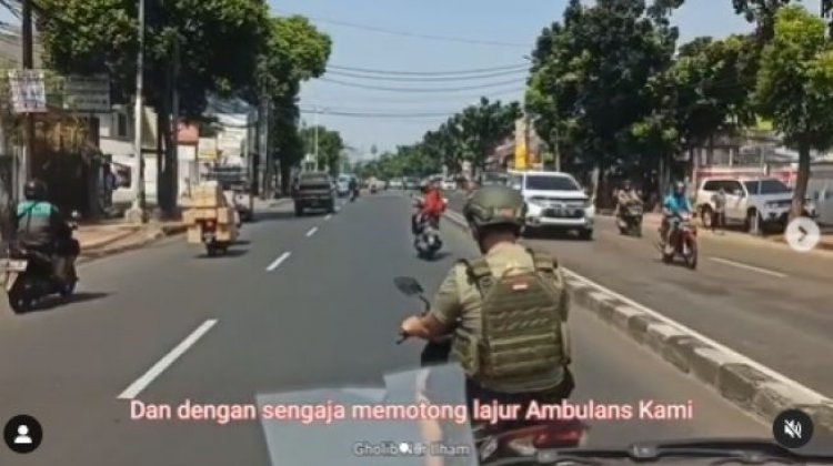 Viral! Ambulans Dicegat Pemotor Saat Bawa Bayi Kritis, Begini Kronologisnya