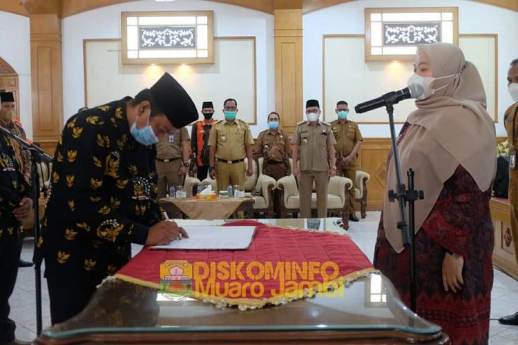 Bupati Masnah Kukuhkan Forum Komunikasi BPD Muarojambi