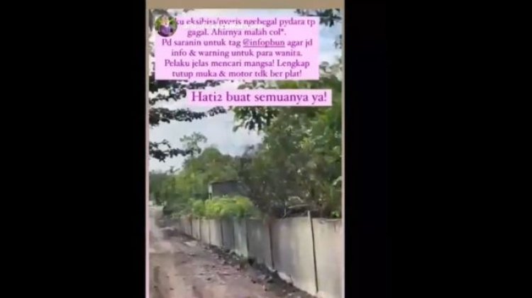 Viral! Pria Ini Onani di Sepeda Motor, Korban Keluarkan Sumpah Serapah