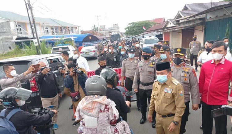 Pantau Penyekatan Kota Jambi, Ini yang Dilakukan Gubernur Al Haris