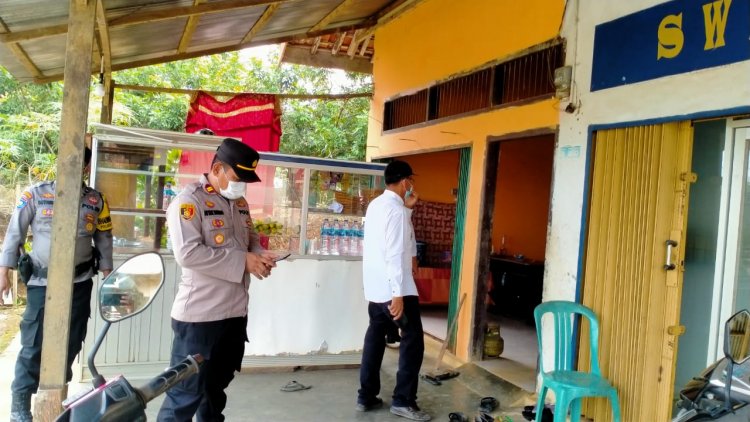 Jemput Warga yang Belum Vaksin, Kapolsek Pamenang: Alhamdulillah Warga Banyak Antusias