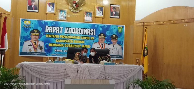 Kunker di Bungo, Gubernur Jambi Rakor Penanganan Covid-19 Hingga Tanam Kedelai untuk Pemulihan Ekonomi