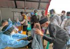 Usai Virtual Bersama Panglima TNI dan Kapolri, Bupati Kerinci Lanjut Pantau Pelaksanaan Vaksinasi
